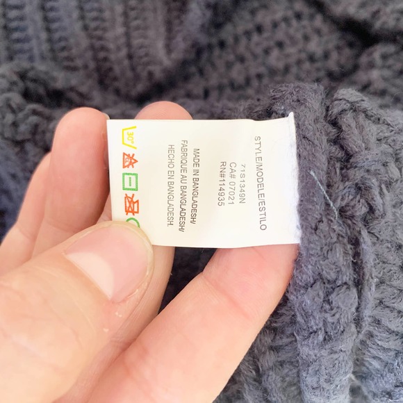 Cloth By Design Novelty Stitch Crew Neck Sweater L - Picture 8 of 9